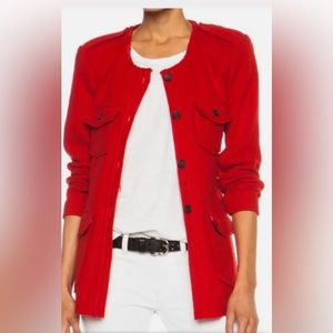 Isabel Marant red wool blazer Sz 38
